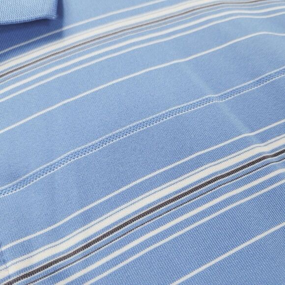 Polo Shirts Set of 2 Stripes Golf Tops Men’s Large - Picture 5 of 7